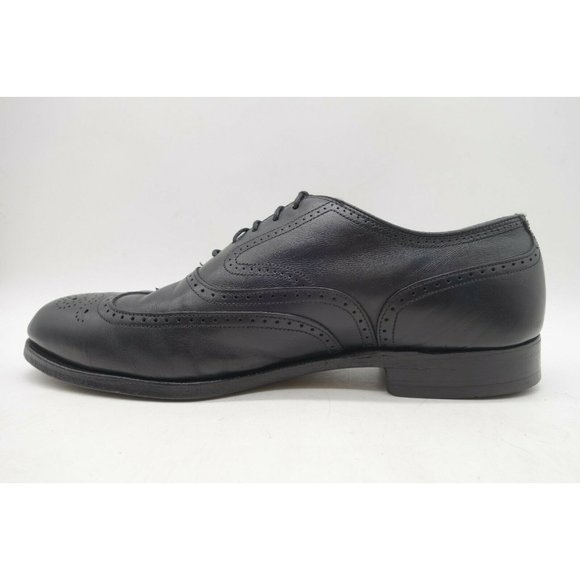 Foot Joy FJ Classics Black Leather Wingtip Oxfords Shoes Men\'s 9.5 EEE / 3 E main image 8